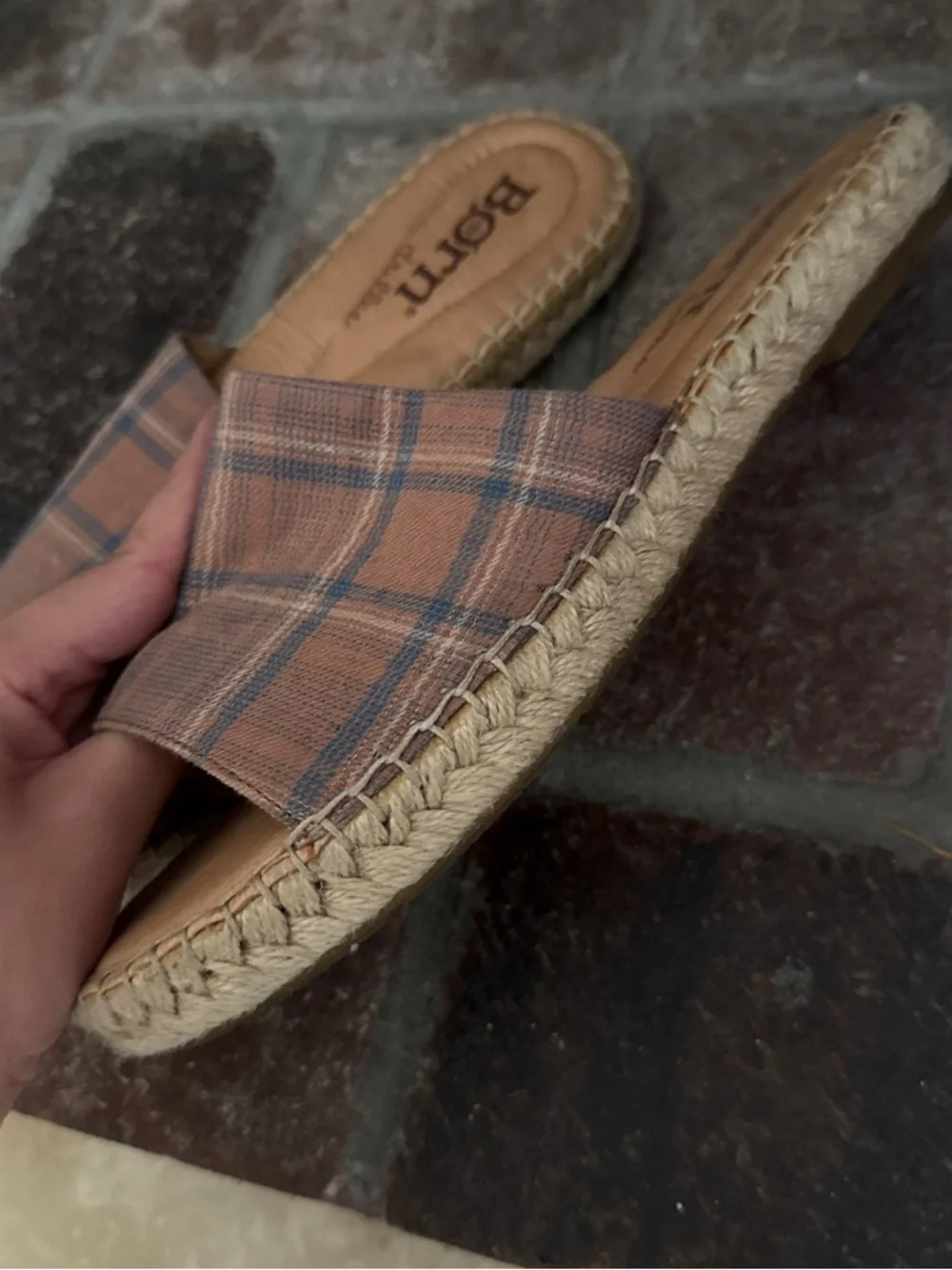 BORN DRILLES Women’s San Benito Slides Espadrille Sandals Size 10